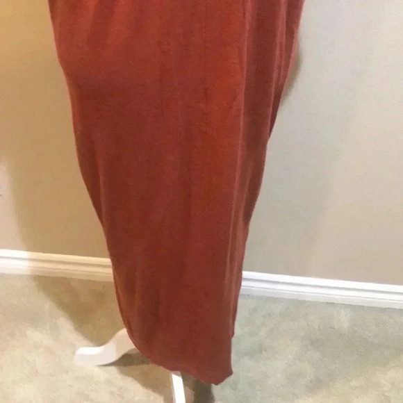 Jessica Simpson Midi Women Crew Neck Short Sleeve T Shirt Slit Dress-XL - Picture 9 of 9